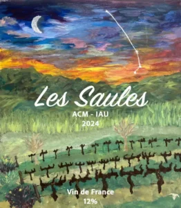Les Saules Wine Label 2